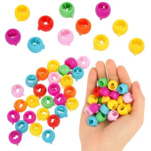 Mini Hair Clips, Rainbow Colors, 100 Pieces, Plastic Snap Accessories