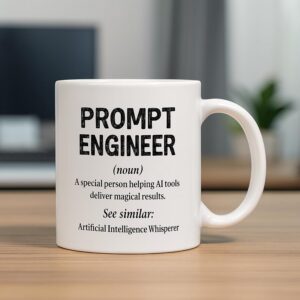 Prompt Engineer Mug - AI Coffee Mug - Machine Learning & Artificial Intelligence Gift